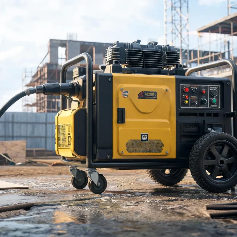 Working Principle of Low Noise Diesel Portable Air Compressors
