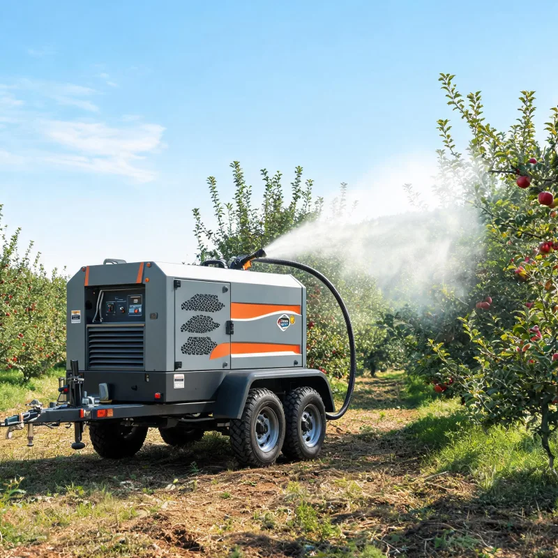 Practical Checklist for Trailed Air Unit Setup for Orchard Pest Control Spraying