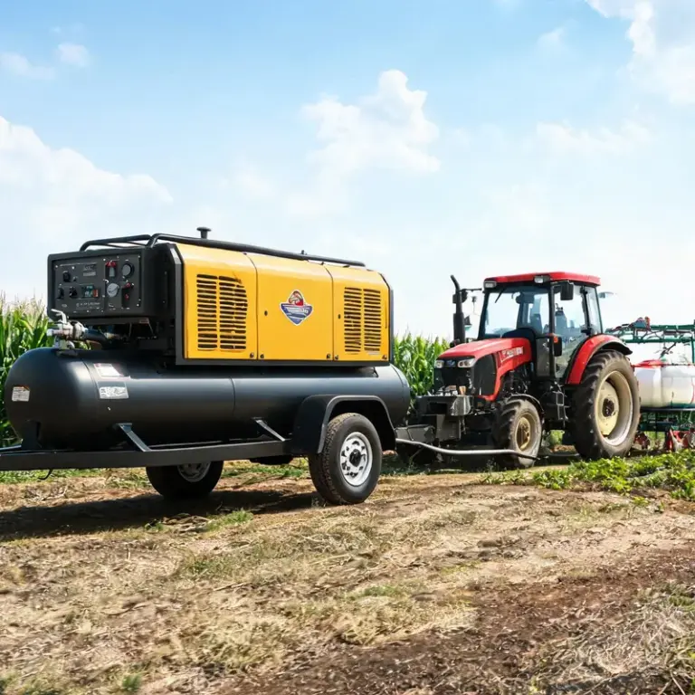 Prevent Overheating for Trailed Agricultural Compressors on Long Work Days